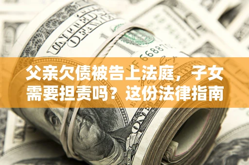 北京父亲欠债被告上法庭，子女需要担责吗？这份法律指南必须看完
