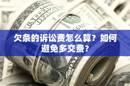 北京欠条的诉讼费怎么算？如何避免多交费？